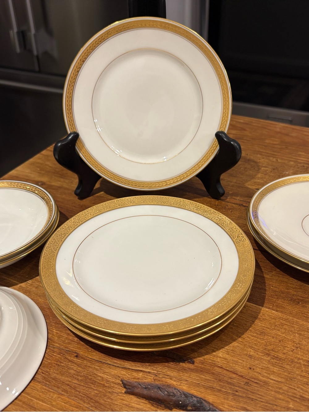 Classic Haviland Limoges Gold Trim Dinnerware